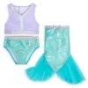 Ariel Adaptive Swim Set For Girls, The Little Mermaid