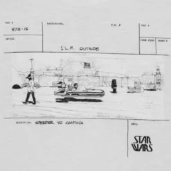 Star Wars Concept Artwork Speeder T-Shirt For Adults -Disney Magic Deals Store 2325048780025M 2