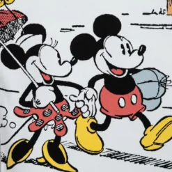 Mickey And Minnie Mouse White Denim Jacket For Adults -Disney Magic Deals Store 2325052050030M 4