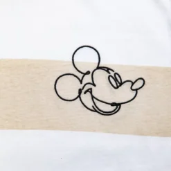 Mickey Mouse Striped Crop T-Shirt For Women -Disney Magic Deals Store 2325053070009M 2