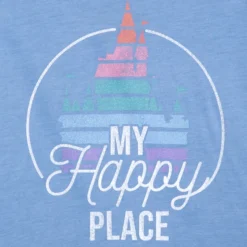 Fantasyland Castle ''My Happy Place'' T-Shirt For Kids, Sensory Friendly -Disney Magic Deals Store 2328046850001M 2