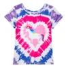 Rainbow Unicorn Fashion T-Shirt For Girls, Inside Out, Sensory Friendly