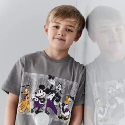 Mickey And Friends Disney100 Platinum Celebration T-Shirt For Kids -Disney Magic Deals Store 2401049490008M 1