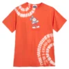 Orange Mickey Mouse Genuine Mousewear Tie-Dye T-Shirt For Adults, Disneyland