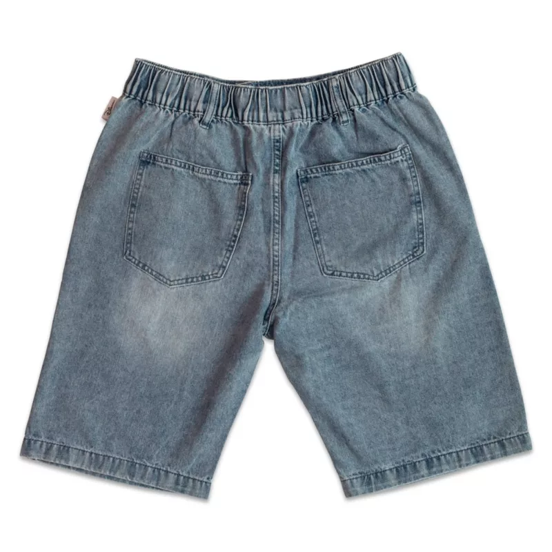 Mickey Mouse Denim Shorts For Adults 2 Mickey Mouse Denim Shorts For Adults - Image 2