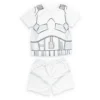 Stormtrooper Short Sleeve Pyjamas Set For Kids, Star Wars