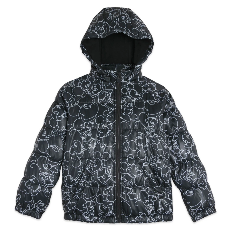 Mickey Mouse Hooded Puff Jacket For Kids 1 Mickey Mouse Hooded Puff Jacket For Kids