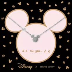 Disney Necklace Mickey Ears, Silver -Disney Magic Deals Store 348658000920 3