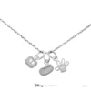 Disney Necklace Mickey Shorts Shoe Glove, Silver
