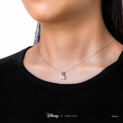 Disney Necklace Mickey Shorts Shoe Glove, Silver -Disney Magic Deals Store 348658001248 2