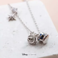 Disney Necklace Alice In Wonderland, Silver -Disney Magic Deals Store 348658010561 2