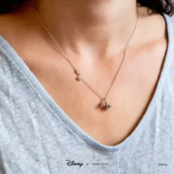 Disney Necklace Alice In Wonderland, Silver -Disney Magic Deals Store 348658010561 3