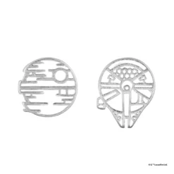 Star Wars™ Earring Death Star™, Silver -Disney Magic Deals Store 348658016174 4