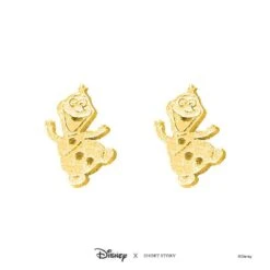 Disney Earrings Frozen Olaf, Gold -Disney Magic Deals Store 348658020188 3