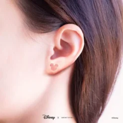 Disney Earrings Mickey Ears, Rose Gold -Disney Magic Deals Store 348658020683 2