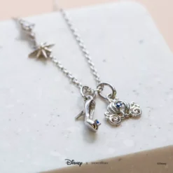 Disney Necklace Cinderella, Silver -Disney Magic Deals Store 348658022175 2