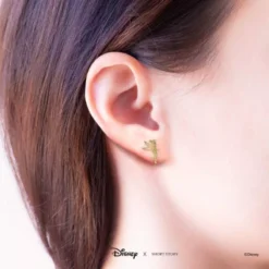 Disney Earrings Tinker Bell, Gold -Disney Magic Deals Store 348658023837 2