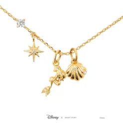 Disney Necklace Little Mermaid, Gold