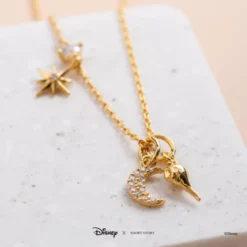 Disney Necklace Jasmine, Gold -Disney Magic Deals Store 348658024612 2