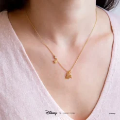 Disney Necklace Castle, Gold -Disney Magic Deals Store 348658024735 2