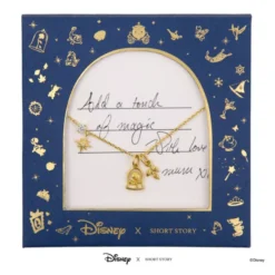Disney Necklace Castle, Gold -Disney Magic Deals Store 348658024735 4