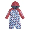 Spider-Man Hooded Bodysuit For Baby