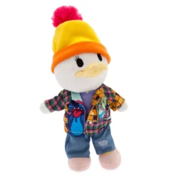 NuiMOs Small Plush Tartan Shirt, Denim Jeans And Pom Pom Hat -Disney Magic Deals Store 412342849092 1