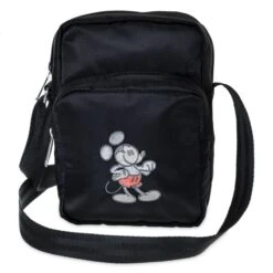 Black Mickey Mouse Genuine Mousewear Crossbody Bag