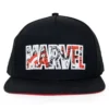 Marvel Logo Flat Brim Cap For Adults