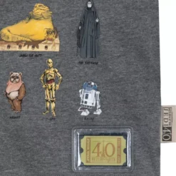 Star Wars: Return Of The Jedi 40th Anniversary Ringer T-shirt For Kids -Disney Magic Deals Store 5007048780208M 2