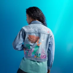 Disney Store The Little Mermaid Denim Jacket For Women, Live Action Film -Disney Magic Deals Store 5103052750150M 2