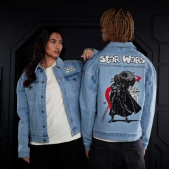 Darth Vader And Stormtroopers Star Wars Meets The '90s Denim Jacket For Adults -Disney Magic Deals Store 5202052750004M 2