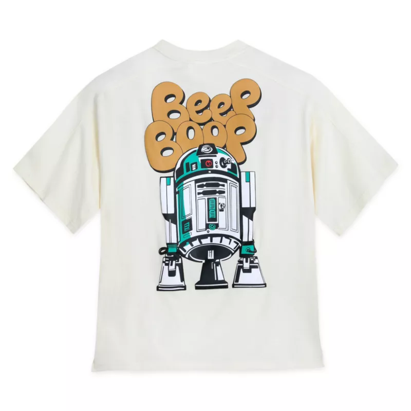 R2-D2 Star Wars Meets The '90s T-Shirt For Adults, Star Wars 2 R2-D2 Star Wars Meets The '90s T-Shirt For Adults, Star Wars - Image 2