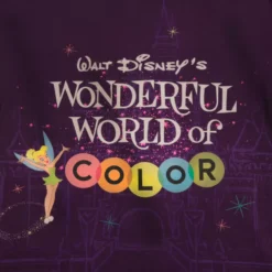 Tinkerbell, Walt Disney's Wonderful World Of Color T-Shirt For Adults - Disney100 -Disney Magic Deals Store 5205051400004M 1